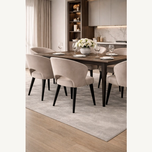 Krzesło tapicerowane DELUXE KR-8 Tkanina Dream Velvet 202.04